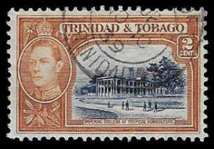 Trinidad & Tobago #51 Used LH; 2c Agriculture College (1938)