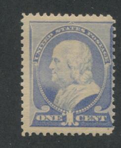 1887 US Stamp #212 1c Mint Never Hinged Average Catalogue Value $290