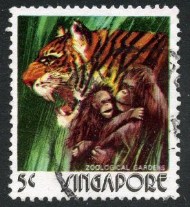 Singapore # 202, Used.
