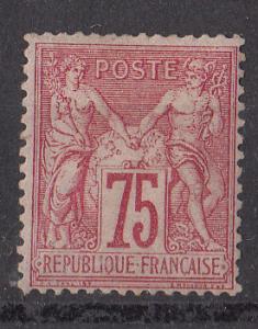 France 75 Y&T 81 MH VF app 1898 SCV $900.00