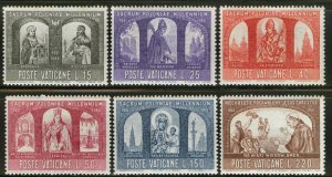 Vatican 1966 Christianization of Poland Set Scott #433-438 MNH