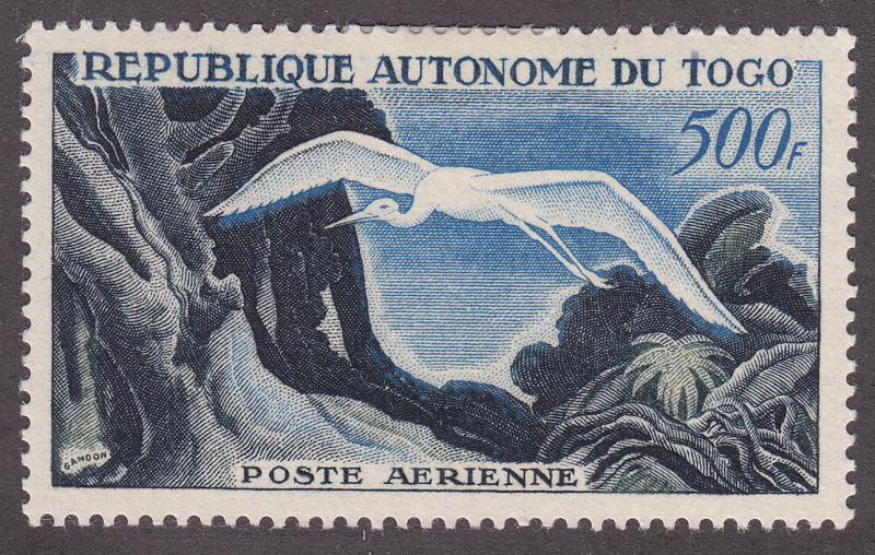 Togo C25 Great White Egret 1957