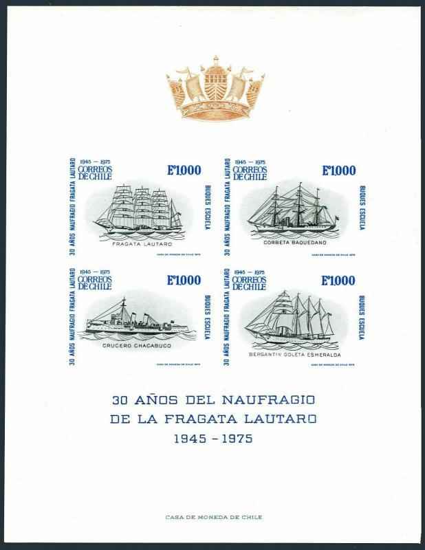 Chile 461-472a,472e exist,MNH.Michel 830-841. Shipwreck of Frigate Lautaro,1975.