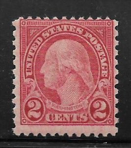UNITED STATES,579, MINT HINGED, WASHINGTON