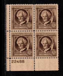 9227 SCOTT 863 – 1940 Famous Americans 10c Samuel L. Clemens $65 MNH