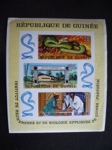 Stamps - Guinea - Scott#C88a - Mint Never Hinged Souvenir Sheet Imperf