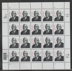 SC# 3426 - (33c) - Claude Pepper - MNH - Pane/20