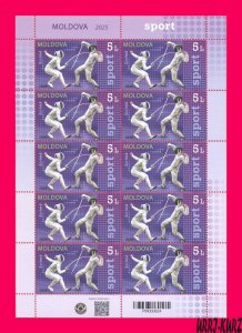MOLDOVA 2025 Sport Fencing m-s MNH