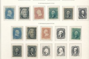 UNITED STATES – PREMIUM MINT COLLECTION 1847-2000 IN 4 KABE ALBUMS – 423217