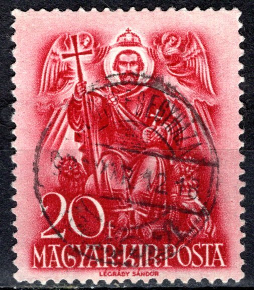 Hungary; 1938: Sc. # 518: Used Single Stamp