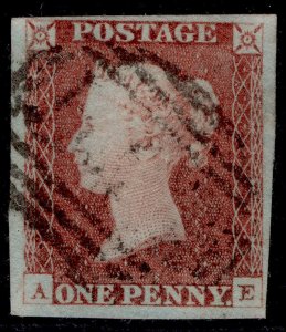 GB QV SG8, 1d red-brown PLATE 79, FINE USED. Cat £38. AE