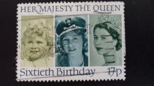 Great Britain 1986 60th Anniversary of Birth of Queen Elizabeth II  Used