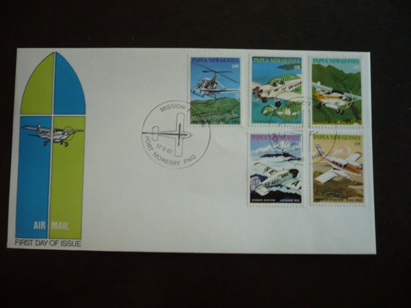 Postal History - Papua New Guinea - Scott# 540-544 - First Day Cover