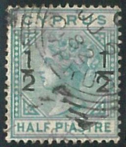 70546 - CYPRUS - STAMP: Stanley Gibbons #  23 - Finely Used: FIRST DAY??