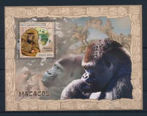 [32125] Mozambique 2007 Sauvage Animaux Mammifères Singes MNH Feuille