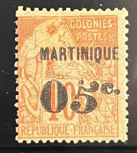 Martinique, 1891, 16a, Slanting 5