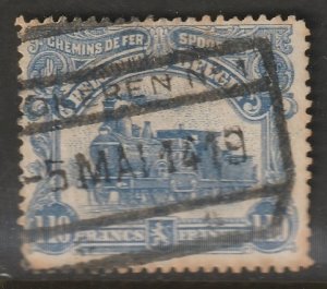 Belgium 1916 Sc Q75 parcel post used toning