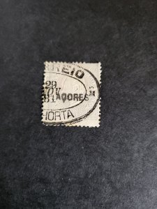 Stamps Azores Scott #28 used