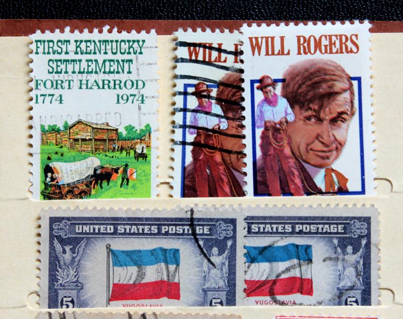 US Stamp Collection Vintage EFO  Lot of 9 Error Stamps Minimum CV$500.00.