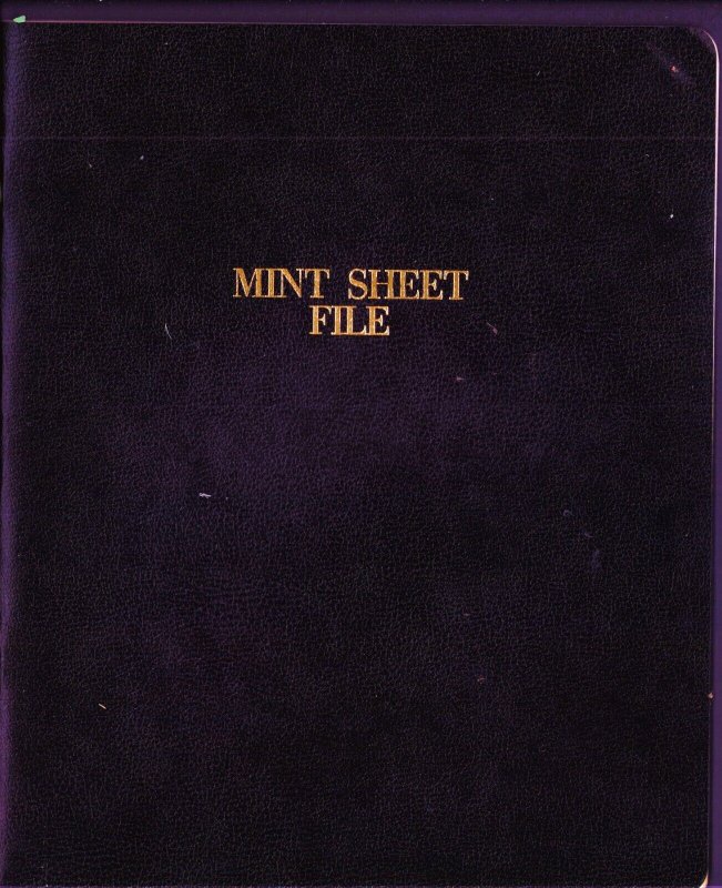 Harco Mint Sheet File 14 Pages 3 Pocket Ea. Glassine Traditional Style 9½x11½