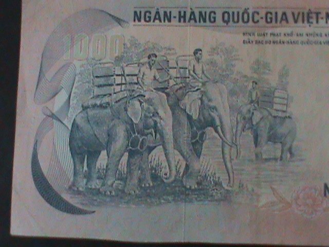 ​VIETNAM-BANK OF VIETNAM-1000 DONG-UN-.CIRCULATED-VF WE SHIP TO WORLDWIDE