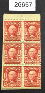 US STAMPS #319g MINT OG NH BOOKLET LOT #26657