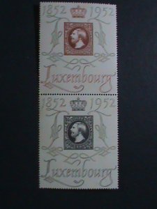 LUXENBURG-1952-SC# 278-9a GRAND DUKE WILLIAM III MLH WITH ORIGINAL GUM.XF-RARE