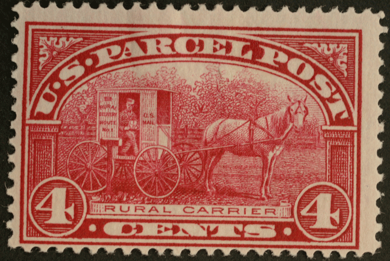 United States Q4 4 Cent Parcel Post Mint OG