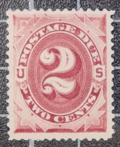 Scott J23 2 Cents Postage Due Unused No Gum Nice Bright Stamp SCV - $32.50