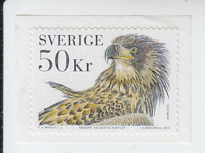 2016 Sweden White-tailed Eagle SA Coil (Scott 2767) MNH