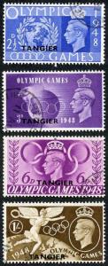 Morocco Agencies SG257/60 1948 Olympic set of 4 Fine Used