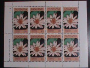 TANZANIA STAMP-1986 SC#318A INDEGENOUS FLOWERS  MNH FULL SHEET