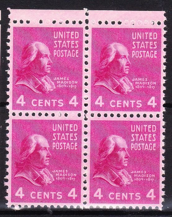 MOstamps - US Scott #808 Mint OG NH Block of 4 - Lot # HS-G919