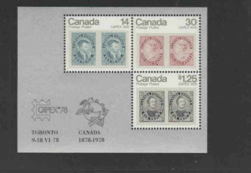 CANADA #756a 1978 CAPEX MINT VF NH O.G S/S a