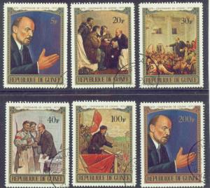 GUINEA 564-69 USED (CTO) 1970 LENIN CV $1.85