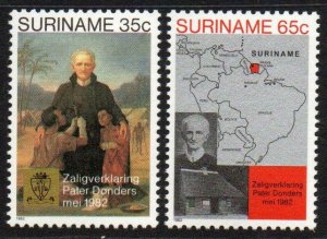 Suriname Sc #598-599 MNH