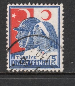 Turkey  Scott# RA115  used single