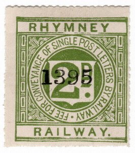 (I.B) Rhymney Railway : Letter Stamp 2d