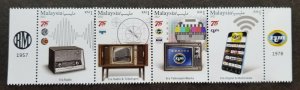 Malaysia RTM 75th Radio Television 2021 Telecommunication Handphones (stamp) MNH