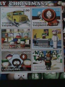 TAJIKISTAN-MERRY CHRISTMAS-MNH-MINI SHEET LAST ONE WE SHIP TO WORLD WIDE