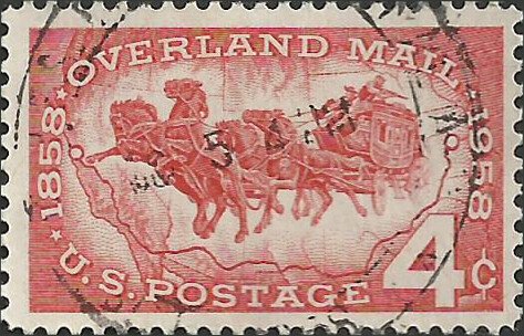 # 1120 USED OVERLAND MAIL    