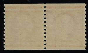 Scott #457 - $120.00 – Fine-OG-NH – Fresh mint coil pair. Robust color.