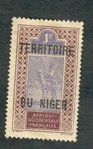 Niger #1 Mint Hinged single