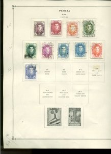 Collection, Iran Part A, 1907/1966 Cat $182 Mint & Used