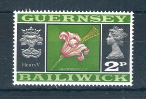 Guernsey 1971 2p Daily stamp. MNH. Sg 47