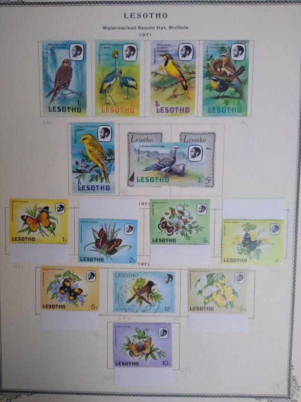 collection on pages Lesotho JO: CV $48