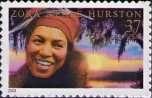 Scott # 3748  NOZA NEALE HURSTON  U.S. Black American Writer Famous 2003 Issue