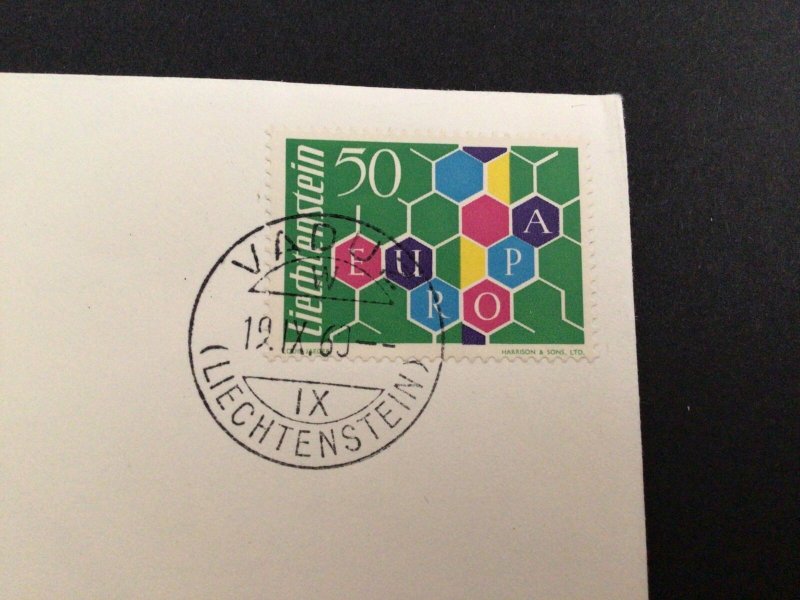 Liechtenstein 1960  stamps cover  Ref 61599