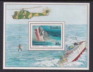 Transkei 301 Footnoted Souvenir Sheet MNH VF