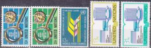 United Nations 278-82 1976-7 Three Issues Cpl MNH